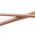thumbnail image 2 of Graflsoa Professional Maple Wood Marimba Mallets with Rubber Heads, 365mm Length, Orange, Lightweight & Durable Percussion Sticks, 2 of 6