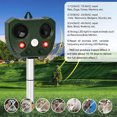 thumbnail image 3 of Repelente de animales para jardín y patio Detector de movimiento PIR infrarrojo alimentado por energía solar, 3 of 8