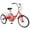 Rose Red, variant on Lilypelle Folding Tricycle 20" Wheels Unisex Bikes 7 Speed Adult Trike,Rose Red