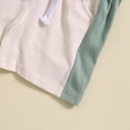 thumbnail image 7 of kpoplk Baby Boy Summer Clothes 12 Months 2 Piece Set Short Sleeve Stripe Tee Pocket Shorts Outfit(Red,18-24 M), 7 of 7