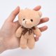 thumbnail image 5 of Cómodo encantador oso de dibujos animados muñeca 1 Uds DIY Bowknot colgante animales de peluche juguetes regalos del Día de San Valentín boda decoración del hogar, 5 of 7
