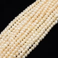 thumbnail image 2 of Cultured Freshwater Pearl Beads Strands Potato Creamy White 5~6mm Hole: 0.8mm about 56~57pcs/strand 13.39 inch(34cm), 2 of 3