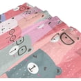 thumbnail image 3 of Cute Bear Pattern Shower Curtain Waterproof Washable Bathroom Shower Curtain Polyester Cloth Fabric Bathroom Decor Set with 12 Hooks, 60x72 inches, 3 of 6