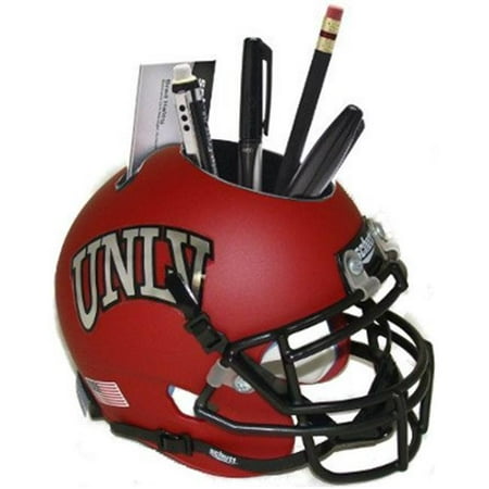 Runnin Rebels Mini - RDB Holdings & Consulting CTBL-020706 UNLV Runnin Rebels Red Matte NCAA Football Schutt Mini Helmet Desk Caddy