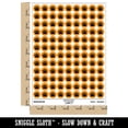 thumbnail image 2 of Grizzly Bear Claw Paw 200+ Round Stickers - Orange - Matte Finish - 0.50" Size, 2 of 3