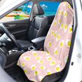 thumbnail image 3 of Chririnla Sweat Carseat Protector with Boiled Egg Pattern, Plush Microfiber Seat Cover for Trucks Vans and Drivers, Washable Portable Car Seat Protector, 3 of 7