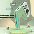 thumbnail image 3 of Gamepad Charging Grip Compatible with Nintendo Switch & OLED, V-Shaped Joycons Controller Charger with Indicators-Green, 3 of 5