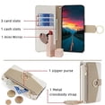 thumbnail image 4 of For Oppo A5 Pro 4G (Global) 5G (Global) A5 Energy 5G (China) Case Mirror Wallet Leather Phone Cover, 4 of 5