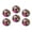C1692, variant on Glass Refrigerator Magnet 6Pcs Magnetic Fridge Sticker,Decor for Kitchen,Whiteboard,Cabinet,Tough Pit Bull Pattern