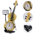thumbnail image 3 of MasteelfCA Violin Shape Alarm Clock Plastic Alarm Clock Electronic Clock (Random Color), 3 of 8