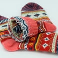 thumbnail image 2 of 5 Pairs Womens Wool Socks Thick Knit Vintage Winter Warm Cozy Crew Socks, 2 of 8