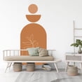 thumbnail image 2 of Promotion Clearance 3 Pieces Arch Wall Decal Peel and Stick Wall Decals Boho Wall Stickers Terracotta Decor Wall Stickers PVC Arch Murals, 2 of 5
