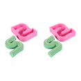 thumbnail image 1 of Monstrate Moldes para velas de Gel de sílice irregulares, efecto espejo, fácil desmoldar, fácil de limpiar, molde para hornear para retrato artístico, 50-2487 2piezas Monstrate CBP214884, 1 of 6