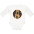 thumbnail image 3 of Inktastic Chinese Shar-Pei Dog Art Girls Long Sleeve Baby Bodysuit, 3 of 5