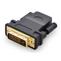 axGear HDMI Female to DVI Male 24+1 Audio Video Adapter Plug for High Definition Video