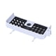 thumbnail image 2 of Estante de ducha ajustable, organizador para el baño del hogar. Blanco, 2 of 9