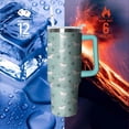 thumbnail image 3 of 40oz Horse Stainless Steel Tumbler with Handle and Straw, Insulated Cup Travel Coffee Mug Water Bottle with Lid and Straw, Animal Lovers Women Gifts, 3 of 5