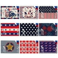 thumbnail image 4 of Linen Table Mat,4th of July Independence Day Placemats,Non-Slip Placemat,Patriotic Theme Holiday Party Place Mats,Coaster Dish Pad Dish Pad Cutlery Pad, 4 of 5