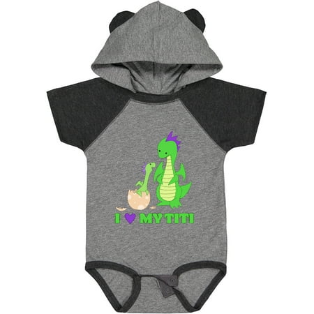 

Inktastic I Love My Titi Gift Baby Boy or Baby Girl Bodysuit