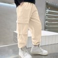 thumbnail image 4 of Pantalons de Mode pour Enfants Pantalons de Travail pour Garçons Pantalons de Protection avec Poches pour Enfants Veste Décontractée, 4 of 9
