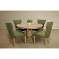 thumbnail image 3 of Moti Jenna 48" Dining Table with 2 Sets of Jill Green Side Chairs, 3 of 3