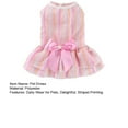thumbnail image 7 of Puppy Princess Dress – Striped Butterfly Skirt, Soft Breathable Fabric for Shih Tzu, Corgi, Bichon Frise, 7 of 7