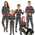 thumbnail image 5 of Yuanyu Christmas Pajamas One-Piece Jumpsuit Sets Footed Homewear Matching Family Parent-child PJ's with Long Sleeve Loungewear Sleepwear, 5 of 5