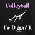 thumbnail image 3 of CafePress - Volleyball I'm Diggin' It Women's Dark Pajamas - Women's Short Sleeve Print T-Shirt and Pants Dark Cotton Pajama Set, 3 of 7