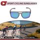 thumbnail image 3 of 1 juego de gafas de montar para motocicleta anti-reflejo de triacetato de celulosa TR gafas de sol para deportes al aire libre para motocross, bicicleta de tierra, ATV, lente verde, marco gris, 3 of 6
