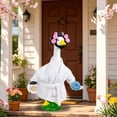 thumbnail image 3 of Ccwuwei Porch Goose Clothes, UV Resistant Festive Goose Clothes Set for 23 inch Porch Goose, Garden Statue Clothing Accessory, Outdoor Lawn Ornament Dress Up - White, 3 of 6