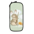 thumbnail image 2 of XMXY Bunny Rabbit Pencil Case Cute Aesthetic, Portable Pencil Bags with Compartments Zipper Black, 2 of 7