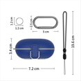 thumbnail image 2 of para Auriculares, Soporte para Caja de Carga con CordóN de MosquetóN, con AbsorcióN de Impactos para Fit Pro-PúRpura, 2 of 5