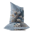thumbnail image 2 of Regal Feathers Throw Pillow with Removable Cover in Blue 20x20, 2 of 4