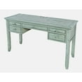 thumbnail image 2 of Jofran Rustic Shores Coastal Style Distressed Acacia USB Charging Desk, 2 of 7