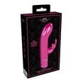 thumbnail image 4 of Shots Royal Gems Dazzling Rechargeable Silicone Miniature Rabbit Vibrator Pink, 4 of 5