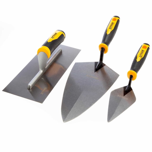 XTrade Truelle de Plâtrage (Lot de 3)