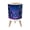 Color 3, variant on Futuristic Small Trash Can with Lid Colorful Cosmic Galaxy Planets Vibrant Nebula Swirls 1.8 Gallon Dog Proof Trash Can Round Garbage Can Waste Bin Wastebasket for Bathroom Bedroom Living Room