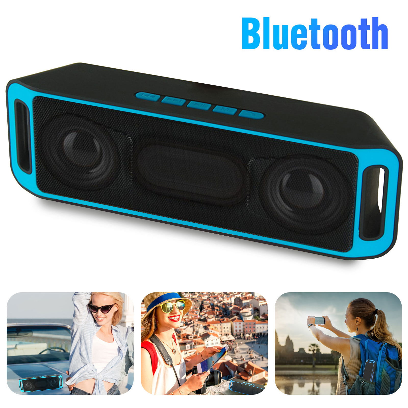 UWater Wireless Bluetooth Action Portable Speaker 100% Waterproof for Outdoors 