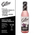 thumbnail image 4 of COLLINS Lavender Syrup 12.7oz/375ML, 4 of 6
