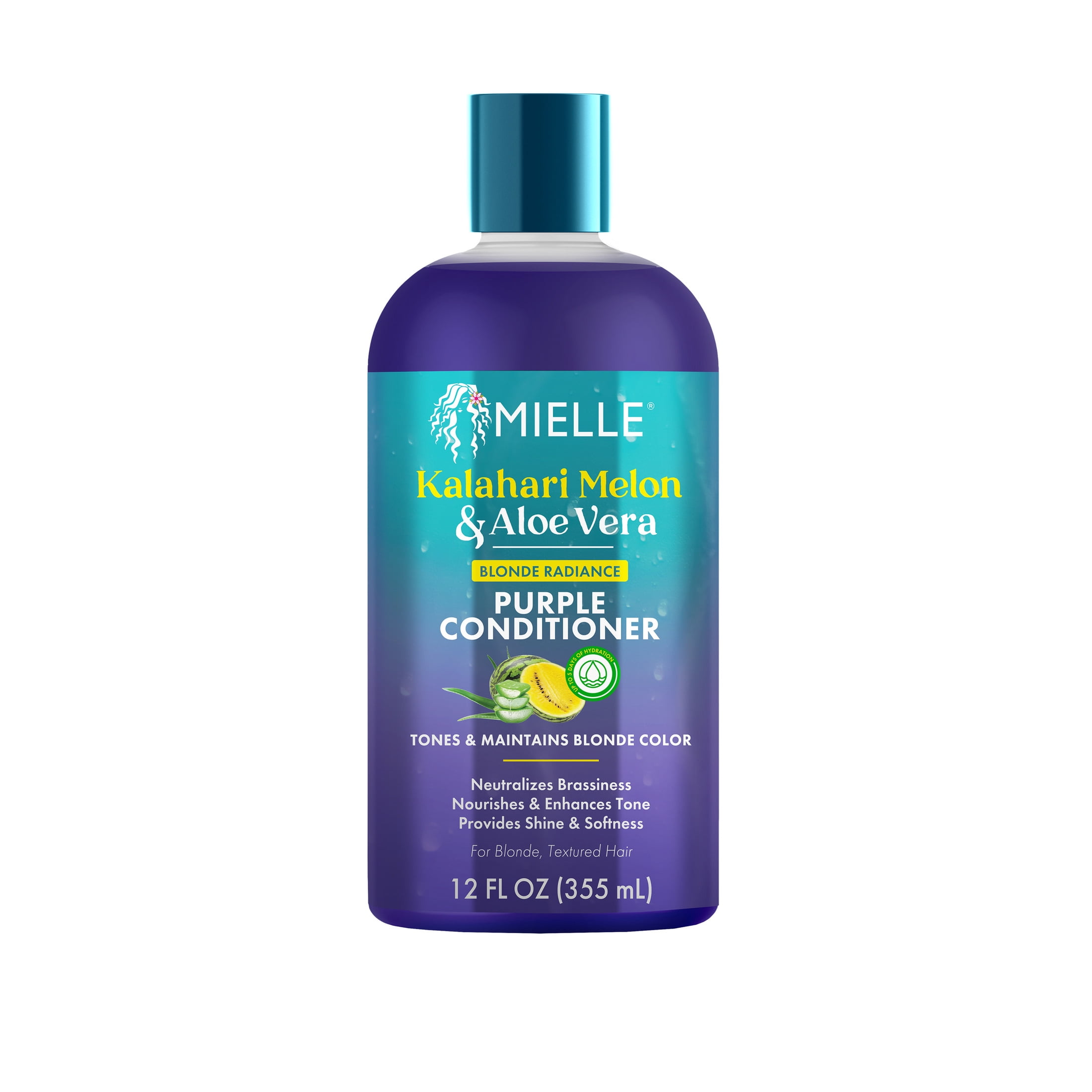 Mielle Kalahari Melon and Aloe Vera Blonde Radiance Purple Conditioner - 12 oz