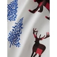 thumbnail image 4 of Argulvti Family Matching Christmas Pajama Set, Reindeer Tree Print Long Sleeve Tops and Long Pants Sleepwear Outfits, 4 of 8