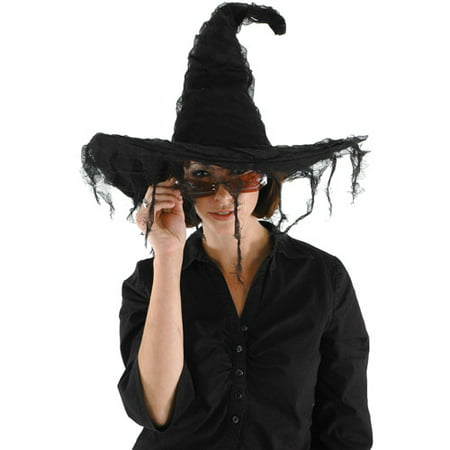 Grunge Witch Hat Adult Halloween Accessory