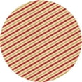 thumbnail image 1 of Ahgly Company Indoor Round Patterned Khaki Gold Area Rugs, 8' Round, 1 of 6