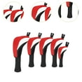 thumbnail image 6 of AMLESO 5 Pieces Golf covers Golf Cover for Outdoor Sports Adults Red, 6 of 10