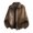 Coffee, variant on Leather Jacket Men with Pockets Fashion Lapel Full Zip Bomber Jacket Casual Loose Solid Color Rain Coat Mens for City Walking S