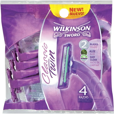Wilkinson Sword Classic Twin Razors, 4 ct