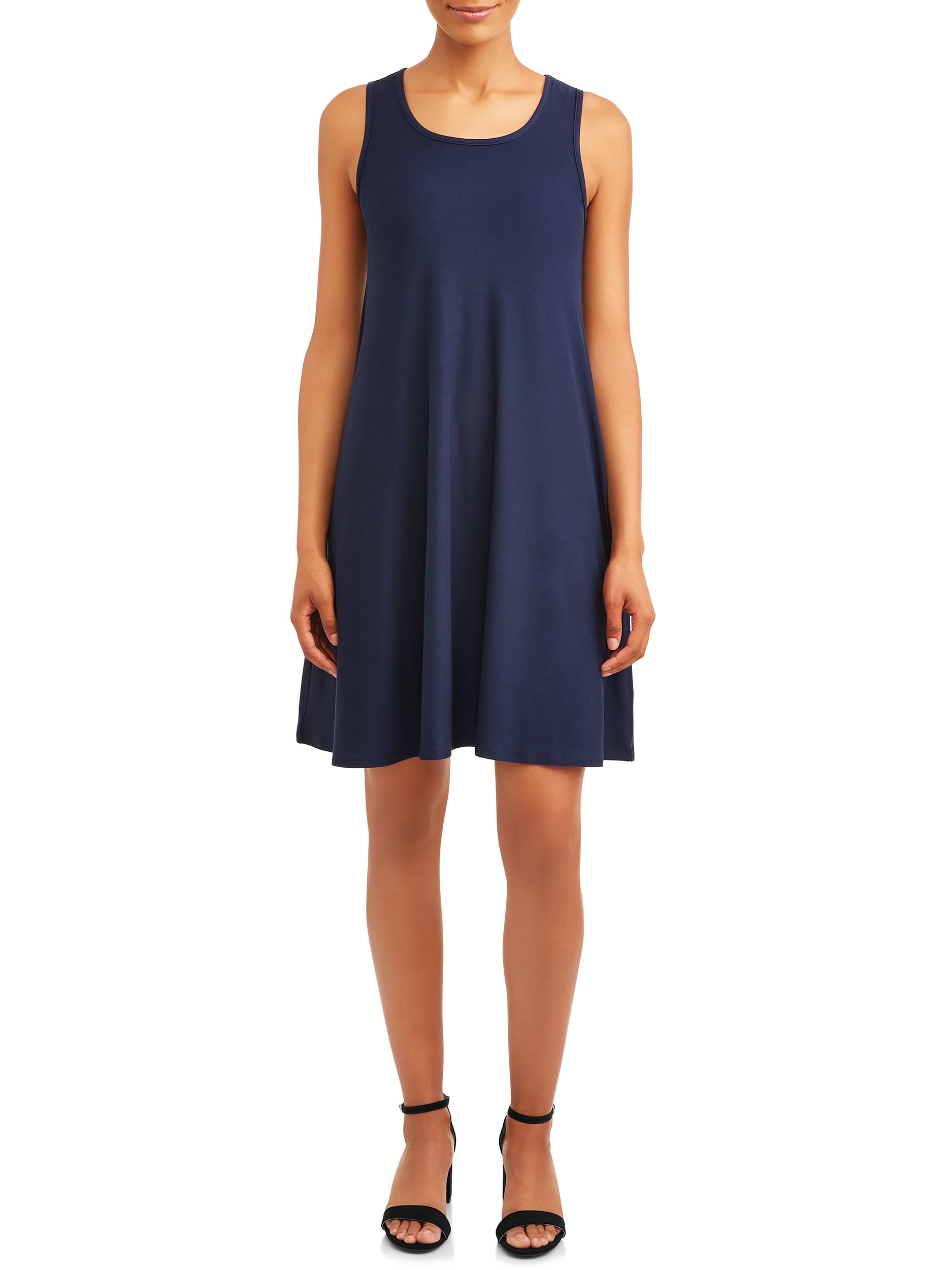 Time and Tru Women's Sleeveless Knit Dress - Walmart.com