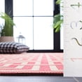 thumbnail image 4 of SAFAVIEH Beach House Bethanie Geometric Indoor/Outdoor Runner Rug, Red/Creme, 2'2" x 8', 4 of 9