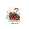 thumbnail image 4 of Fall Table Runner,Kitchen Table Decor,Fall Table Runner,Autumn Pumpkin and Leaves Thanksgiving Table Decorations for Indoor Dining Room Kitchen Home Decor(A 6FT), 4 of 6