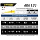 thumbnail image 5 of Aleta Ajustable CRESSI  Ara EBS Uso con Bota Azul M/L | 28/29 MX | 42/43 EU, 5 of 5